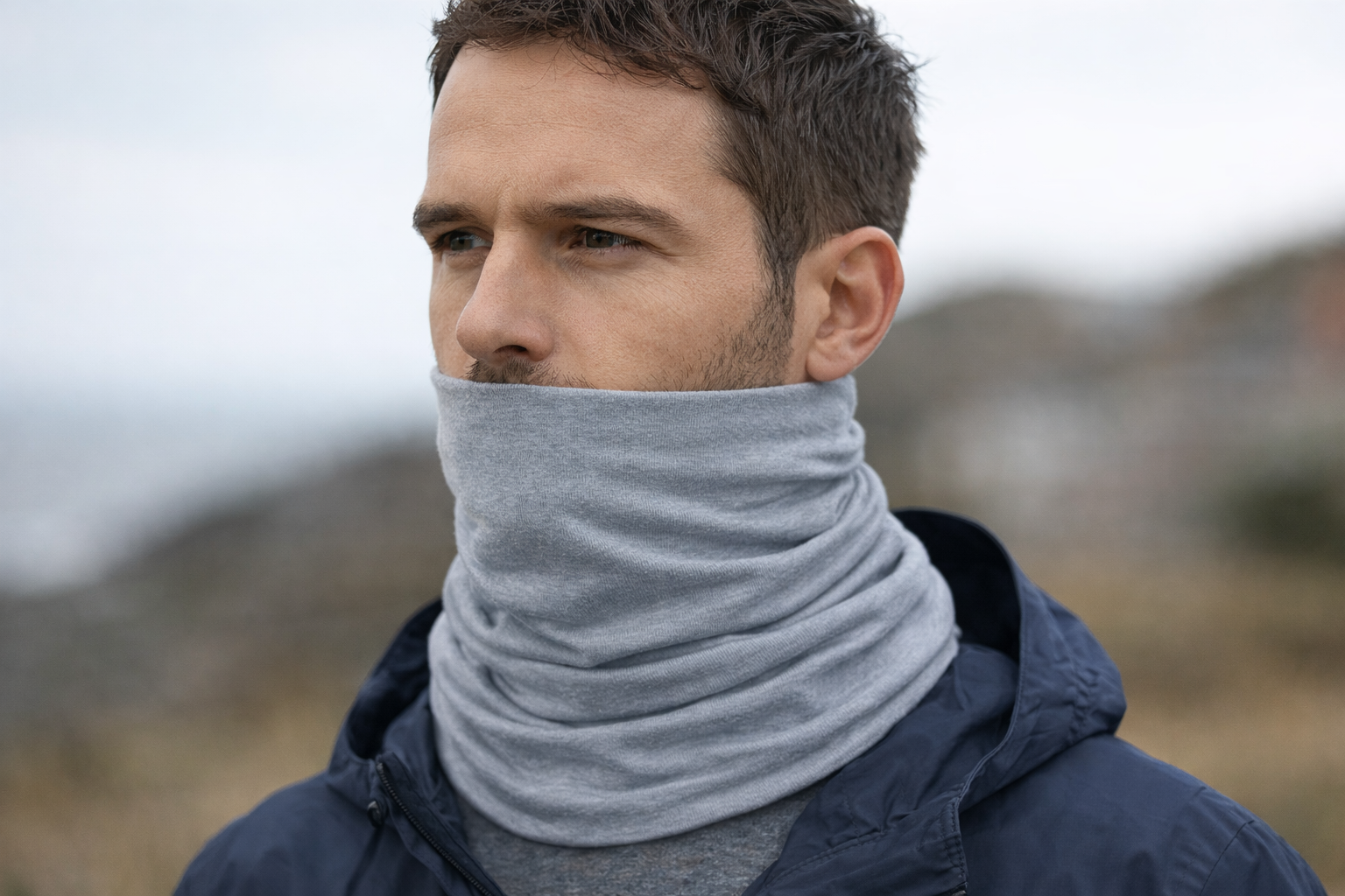 Chauffe-Nuque Multifonctionnel - Jersey 100% Polyester