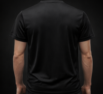 T-Shirt Sport Unisexe TibOn FC – Noir