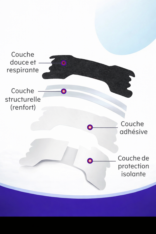 Bandes Nasales Anti-Ronflement - Pack de 30/60/90 Pièces