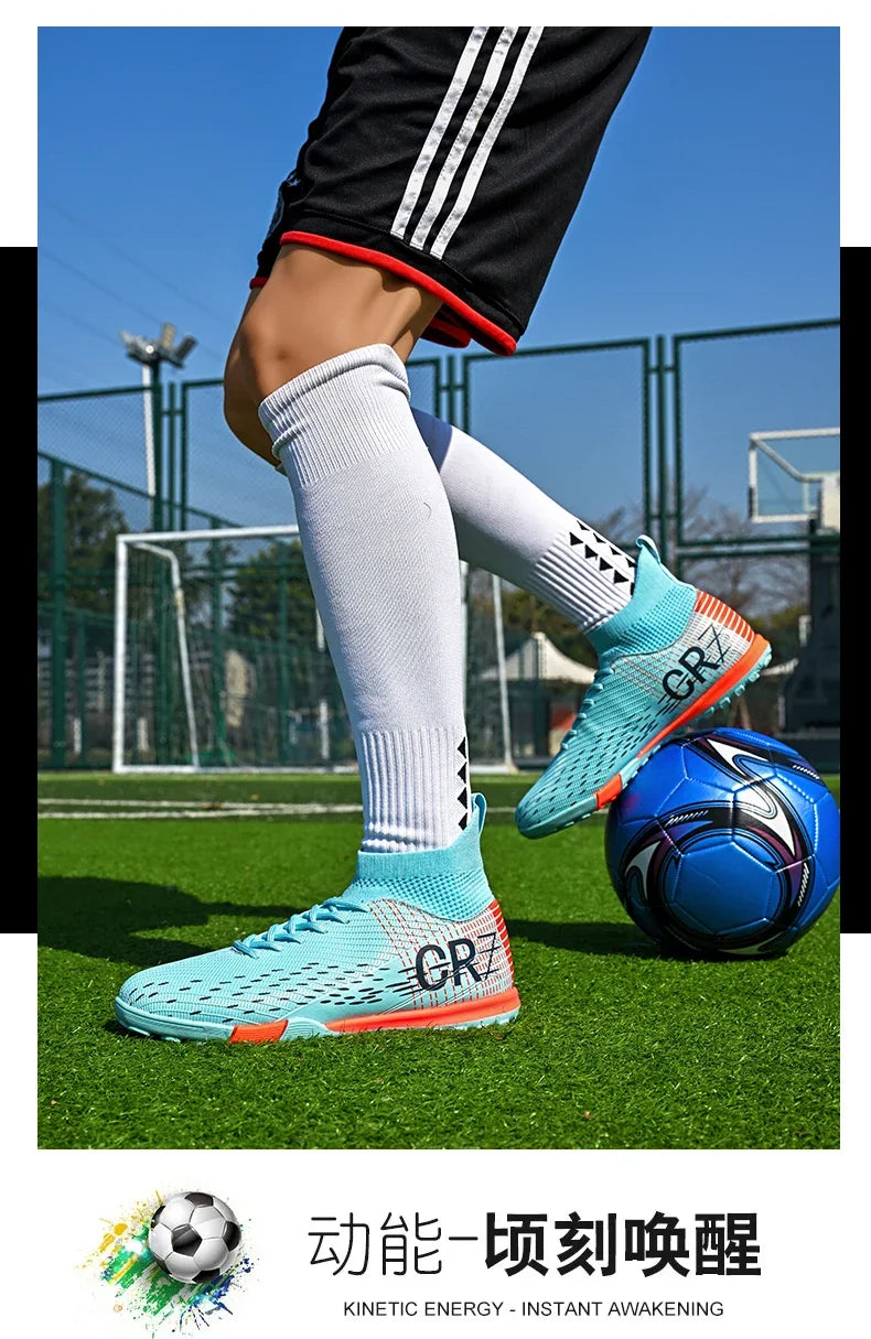 Chaussures de Football FG/TF - Crampons Futsal Haute Performance