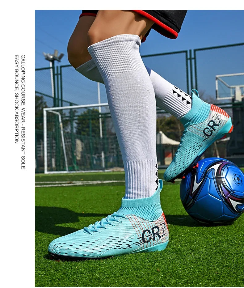 Chaussures de Football FG/TF - Crampons Futsal Haute Performance