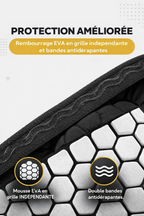 Kompressions-Fußballschienbeinschoner T3 – Schwarz &amp; Weiß – Größen S bis XL