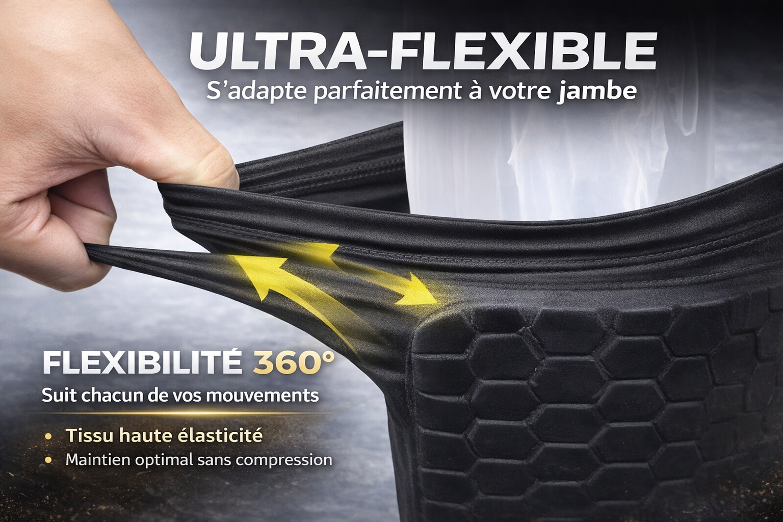 Protège-Tibias Compressifs Pro - Technologie CTP Anti-Impact